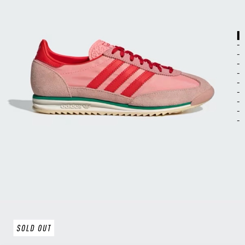 Adidas SL 72 OG Sneakers in Pink and Red